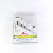 3 in 1 USB cable with light ($9.50) model-(3UL-15)