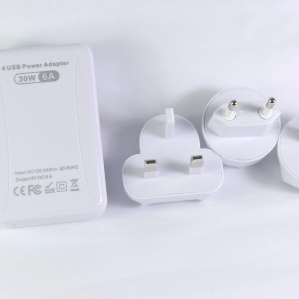 4 port USB travel adapter ($28.00) model (U4-60)